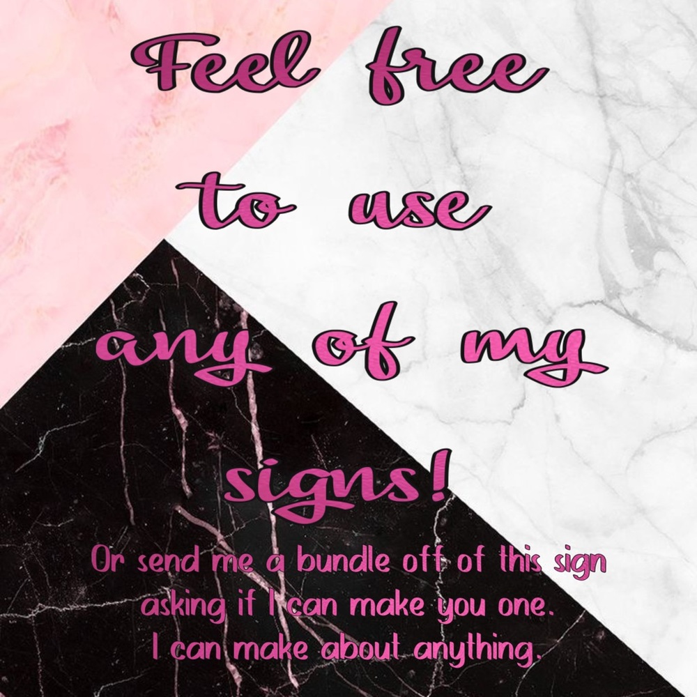I can make signs